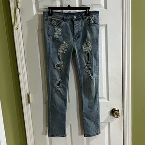 OAK women’s skinny jeans size 31 distressed